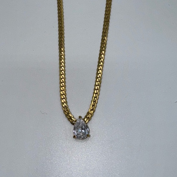 2ct Pear Cut Necklace - Picture 8 of 9